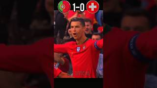 Portugal vs Switzerland UEFA semi final 2018 #highlights #football #youtube #shorts #ronaldo ⚽🔥