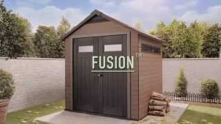 FUSION | Wood \u0026 Plastic sheds |  Keter