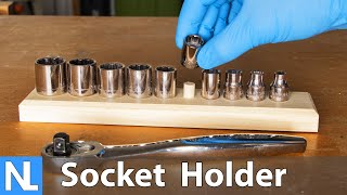 Making a Socket Holder || DIY tool organization project