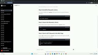 python requests save html page
