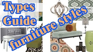 Types Guide \u0026 Furniture Styles , Furniture design ideas