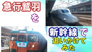 【追跡】急行鷲羽を新幹線で追いかけてみた