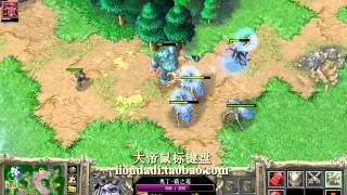 【血崩局之再接再厉】魔兽争霸大帝UD vs 韩国ORC Gominhyuk AI