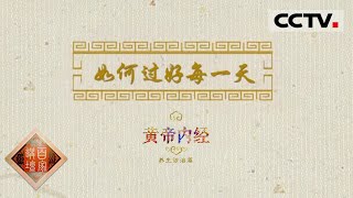 《百家讲坛》黄帝内经（第六部）EP3 人为什么要遵循自然规律生活？实现长寿最关键的还要注意这些调养法则！20210317 | CCTV百家讲坛官方频道