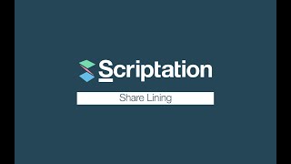 Share Lining Collaboration | Scriptation Tutorial
