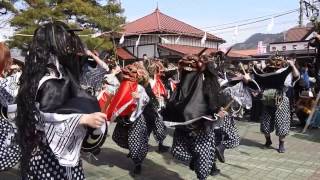 長瀞火祭り 2017 秩父郡皆野町 金崎宮獅子舞　長瀞駅前