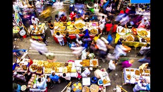 Traditional street food market of chawkbazar, Bangladesh