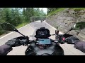 on board scendiamo dal passo dello stelvio lato trentino yamaha tracer 9 gt plus