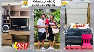 கஷ்டமா இருக்கு 😔 Selling Our Products before Leaving Singapore 😊 | @affordable price | Tamil Vlog