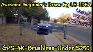 LE-IDEA IDEA 37 GPS Drone Complete Review: [Unboxing, Setup, Test Flight] #LEIDEA #DRONE #fun #fly