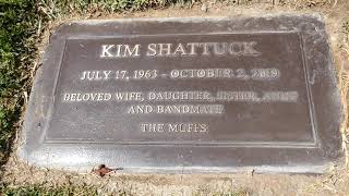 Singer Songwriter Kim Shattuck Grave Forest Lawn Memorial Park Glendale California USA July 1, 2021