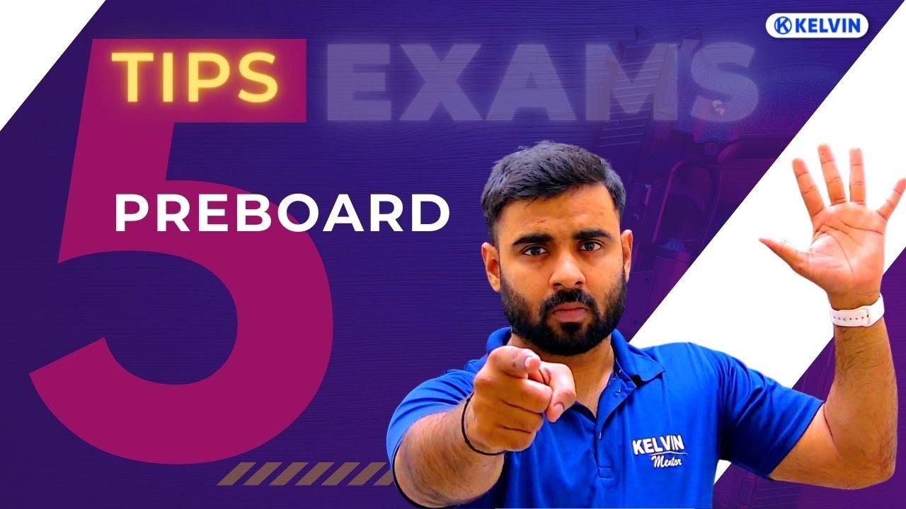 5 PRO Tips For Pre Board Exam | Class 10th Board Exams Preparation ...