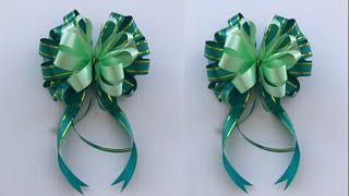 โบว์ริบบิ้นปีใหม่ แบบที่ 2 | Easy Ribbon Bow | MeeDee DIY