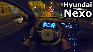 2022 Hyundai Nexo | H2 | Fuel Cell | night POV test drive