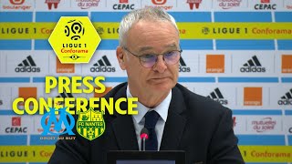 Press Conference Olympique de Marseille - FC Nantes (1-1) - 2017/2018