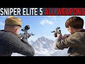 Sniper Elite 5: All Weapons