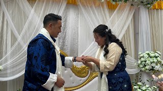 Our engagement ceremony 💍🥂 / Dr Tashi Chopel \u0026 Yeshi Choedon / Sikkimese Tibetan engagement 💍💍🥂