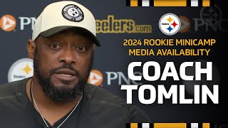 Coach Mike Tomlin on rookie minicamp: 'It's been a good weekend thus far' | Pittsburgh Steelers