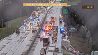 I-65 reopens after fiery truck crash shuts down highway