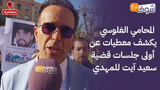 الغلوسي يكشف معطيات عن أولى جلسات قضية آيت للمهدي رئيس تنسيقية ضحايا زلزال الحوزبالمرحلة الاستئنافية