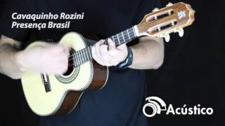 Rozini Cavaquinho Presença Brasil Ativo C/ Afinador Rc15at - Loja O Acústico