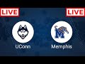 UConn vs Memphis LIVE | Men's College Basketball 2024-2025