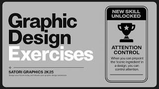 Graphic Design Exercises That Actually Make You a BETTER Designer!