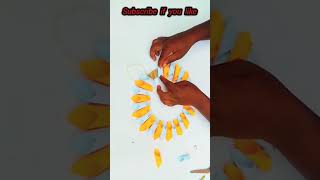 Wall hanging craft, How to make  tuto paper crafts, Diy paper flower, shorts, #shorts #papercraft