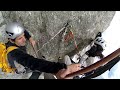 samantha and keith breslauer – descending deant du geant via rappelling