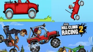 Climb Racing 1 - AIR CAR, AIR CAR, airplane hill climb racing, mountain record, new hill climb rac