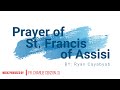 Prayer of St. Francis of Assissi Instrumental