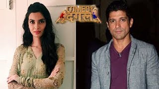 Farhan Akhtar And Diana Penty Promote Lucknow Central At Comedy Dangal