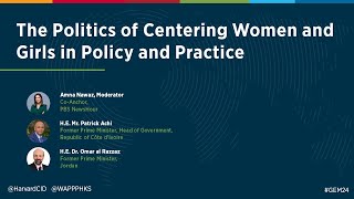 GEM24 Fireside Chat: The Politics of Centering Women and Girls in Policy and Practice