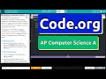 Code.org Lesson 7.4A Polymorphism | Tutorial with Answers | Computer Science A Unit 3