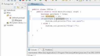 java programming tutorial - lesson 3 - Conditionals (if else)