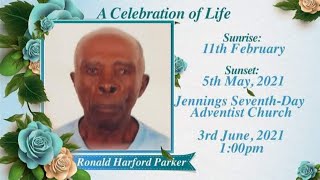 Celebration of The Life of Ronald Harford Parker