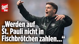 FC St. Pauli vor dem Aufstieg: Ist Fabian Hürzeler so zu halten?  Reif ist Live