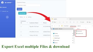 Export excels multiple file & download với PHPExcel | dandev