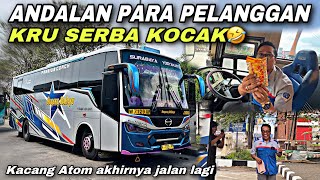 Kru Serba Kocak 🤣 Jam Dollar Andalan Para Pelanggan ❗️| trip Sugeng Rahayu W 7129 UP “ Kacang Atom “