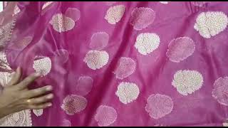 *_Pure Resome organza Benarosi SILK SAREE_*Allovar zori butiSoft qualityWith Broket BP