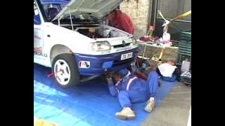 Rally Liberec 2012 - Výměna spojkového ložiska, 30 min. servis, Škoda Felicia