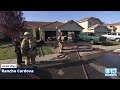 Raw: Fire Burns Home In Rancho Cordova