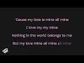 mitski my love mine all mine karaoke version