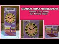 PAPAN WAKTU || CARA MEMBUAT MEDIA BELAJAR JAM DAN KONVERSI WAKTU DARI KARDUS BEKAS