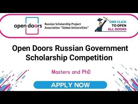 Open Door Russia Scholarship | Fully Funded Scholarship In Russia - For ...