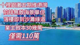 十里銀灘維港灣，一線無敵海景全新吉屋，101方3房兩廳兩衛，業主蝕本30幾萬#大灣區樓市 #十里銀灘 #海景房