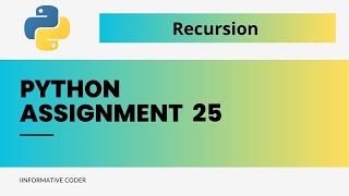 Assignment 25 | python | Recursion | CCBP 4.0 | nxtWave | #ccbp| #nxtwaveccbp | #pythonquestions