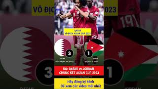 Qatar vs Jordan l Kết quả trận chung kết Asian cup 2023 #asiancup