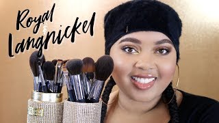 Royal \u0026 Langnickel Omnia Professional Brushes Overview + Full Face Tutorial