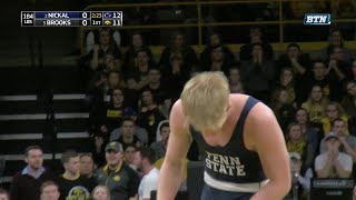 Big Ten Rewind: 2017 Wrestling - 184 LBs - Penn State's Bo Nickal vs. Iowa's Sammy Brooks